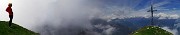 62 Finalmente la croce del Monte Secco (anticima 2217 m)
